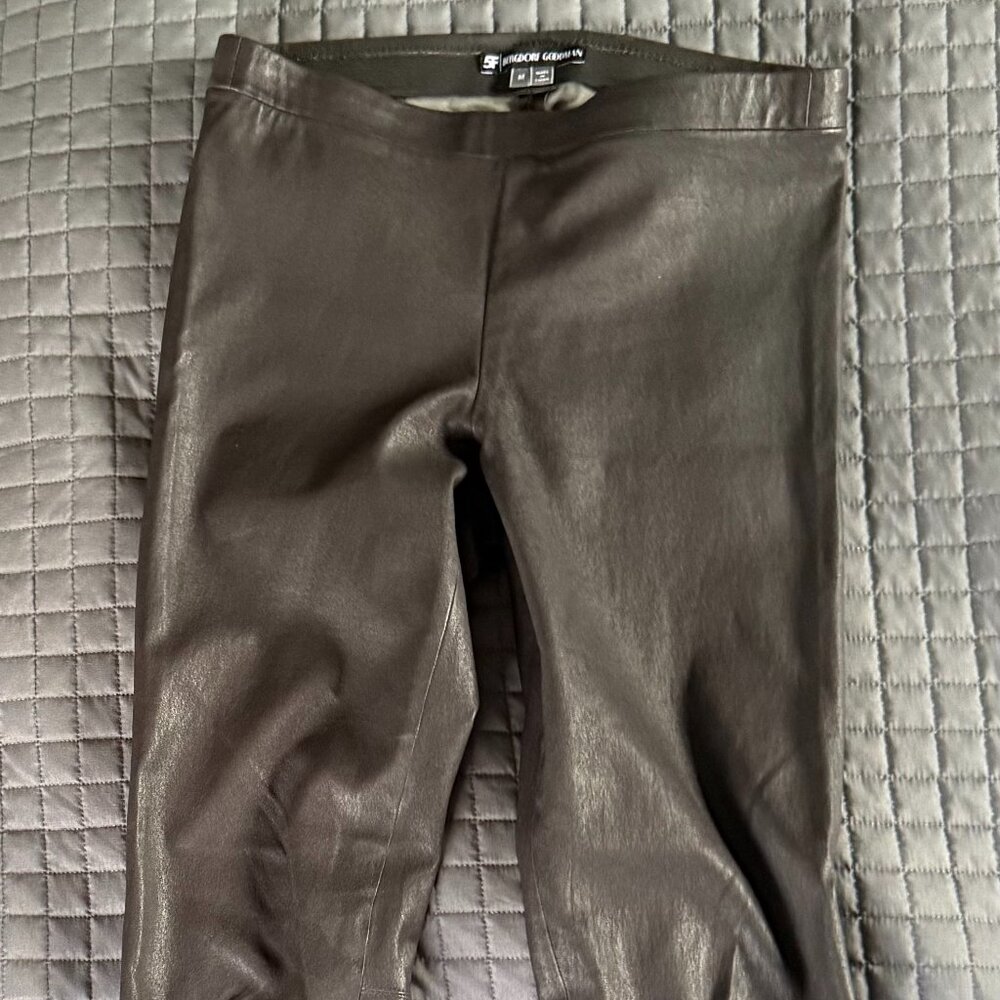 VINCE LEATHER PANTS SIZE M